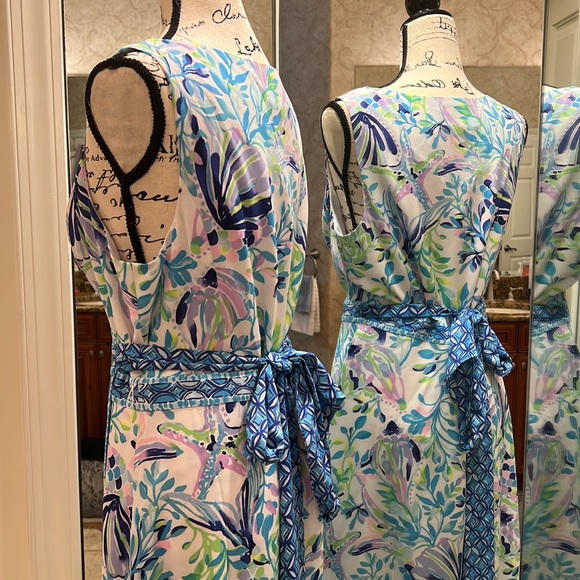 Lilly Pulitzer Midi Dress size 14 NWT - Picture 3 of 4
